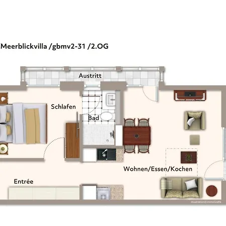 Apartamento Apartmentanlage Meerblickvilla Apartmentanlage Meerblickvilla 2-31 Großenbrode